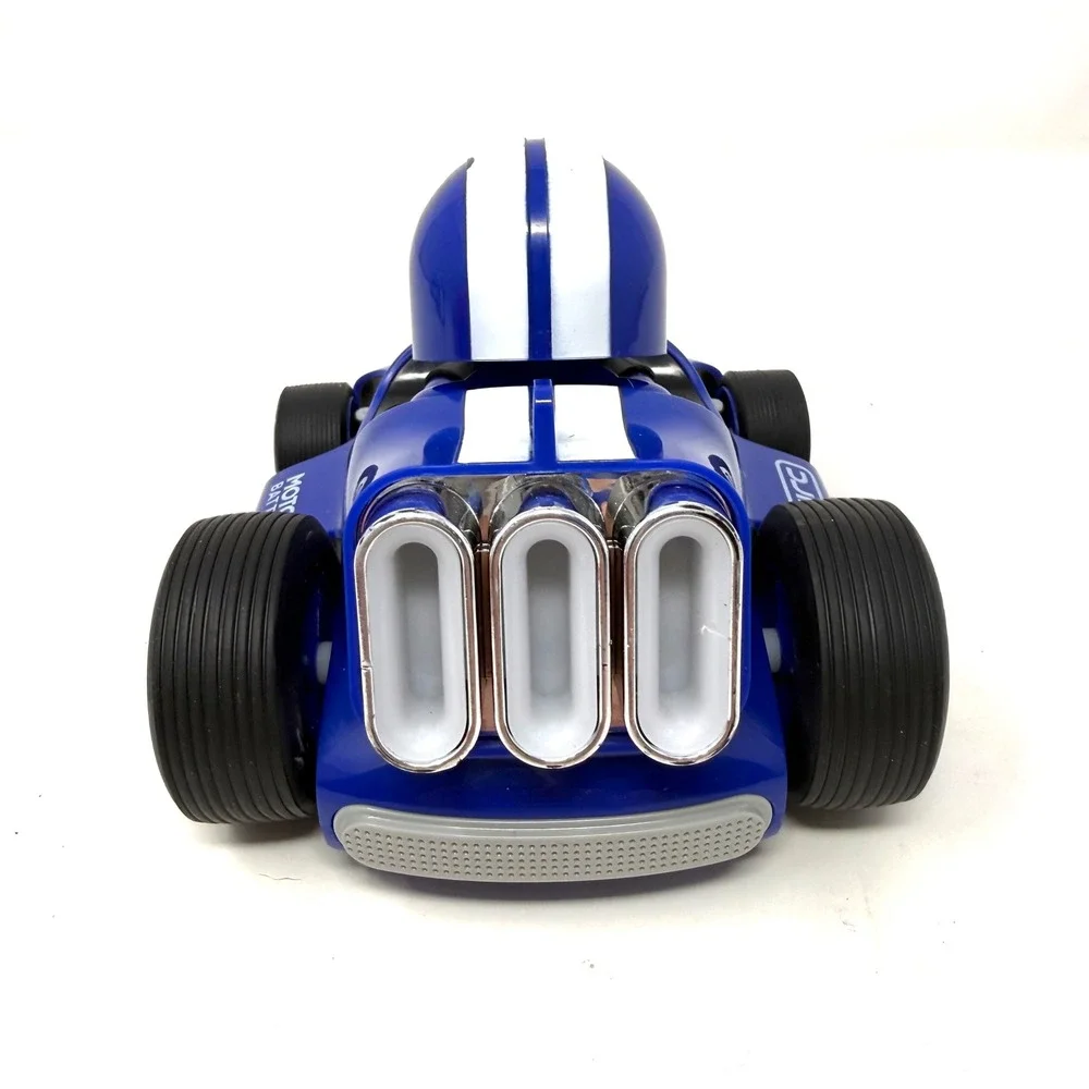 Sharper Image Motor Battles Remote Control Light-Up Cars Orange Blue Set 1017802